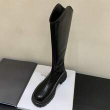 Women Mid-Calf Boots - Khaki Single Lining - View 5