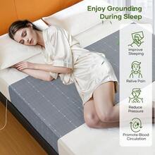 Grounding Sheets, Grounding At For Bed 90 Rayon Derived From Bamboo 0 Silver Fiber Grounded Earth Sheets For All Attress Sizes Queen Cal King Win Full, With Outlet Ester 04"X24"(Grey) - Trắng sáng - Xem 5