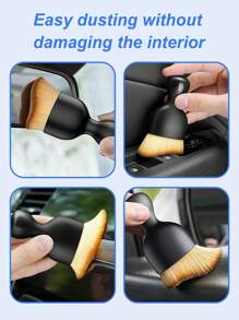 11件套优质超细纤维洗车及精细护理套装 - 包括轮胎刷、划痕修复垫、精细海绵、清洁手套、涂抹垫等。高品质内外饰汽车护理工具，温和不伤车漆，经久耐用，可重复使用，必备汽车清洁用品，柔软清洁手套，汽车清洁产品 - 彩色 - 查看 11