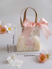 1pc Handmade Floral Scented Candle Gift, Flower Shaped Soy Wax Candle Decor, Creates Ambiance, Suitable For Valentine's Day, Couples, Women, Girls, Wedding, Halloween, Christmas, Graduation, Birthday, Mother's Day, Home Decor - Warm Light - View 9