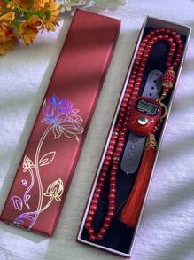 1 Set praktischer Rosenkranz & Armband für tägliches Gebet, in hochwertiger Geschenkbox verpackt