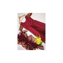 Red  Saree Gown With Blouse Readymade Saree UK Next Day - Multicolor - View 2