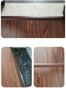 1 pezzo Striscia di transizione per pavimento di 100 cm, autoadesiva, copertura per giunti, soglia per riparare spazi sul pavimento, bordo di transizione per pavimenti in legno laminato, design minimalista in finitura legno di quercia, stile nordico semplice e atmosferico