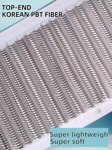 800片 20排 XXL托盘 3D 4D 5D 8D 浓密睫毛 手工俄式浓密 0.07mm 粗细 专业预制浓密睫毛簇 超快嫁接 窄尖纤细底 进口韩国PBT纤维 超黑柔软 C D 卷度 8-15mm 预制睫毛簇 高级专业节日魅力妆容 万圣节睫毛簇 - C - 查看 9