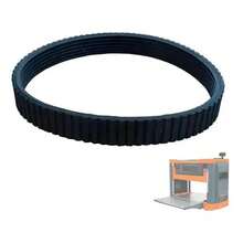 1 correa de cepillo de repuesto de 12,5 pulgadas L.G, correa de transmisión, ideal para una amplia gama de máquinas industriales, equipos y herramientas eléctricas, incluidos compresores pequeños, bombas, cortadoras de césped, taladros y sierras. - Negro - Ver 3