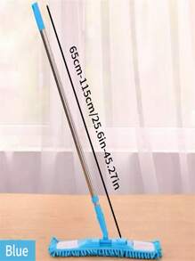 1 件旋转干湿两用 - 雪尼尔平板拖把 - 无需用电，可更换清洁垫，适用于清洁木地板、瓷砖、窗户、厨房、浴室、客厅和卧室，拖把替换垫可水洗重新清洗符合人体工程学设计的拖把 | 雪尼尔清洁垫 - 彩色 - 查看 5