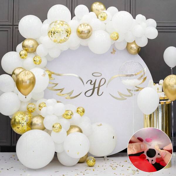 5/20/50 قطعة مشابك بلاستيكية قابلة لإعادة الاستخدام لقوس البالونات، إبزيم إطار قوس البالون مع حلقة متعددة الأغراض، مشبك توصيل البالون، لديكور قوس البالون وأعمدة الحفلات، ديكور أعياد الميلاد والزفاف، مناسبة لديكور قوس البالون في الزفاف وأعياد الميلاد والكريسماس وعيد الحب وهالوين، اكسسوارات ديكور المنزل