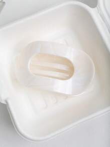 1 件优雅大理石纹椭圆形鸭夹发夹，扎染扁平圆形发夹（适合浓密头发），发爪多功能发饰，爪夹，发夹，发夹，发夹，发夹，鳄鱼发夹 - 彩色 - 查看 17