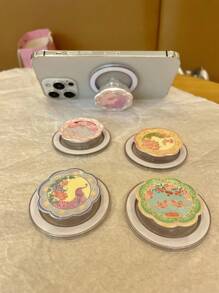 Compatible With IPhone, Android Phone, Gift For Birthday, Family, Friends Phone Holder - Multicolor - View 3