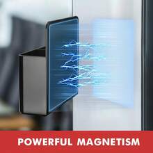 1 caixa magnética para armazenamento de canetas em quadro branco, suporte para giz de escrita, compartimento ajustável para canetas magnéticas, adequada para geladeira, suporte para controle remoto, escritório, casa, cozinha, escola, armário de armazenamento para geladeira, uso multifuncional, vários estilos, várias cores