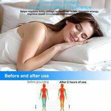 Grounding Sheets King, 90 Organic Cotton+ 0 Pure Silver Fiber, Grounded Bed Sheet Kit, Deep Pocket Grounded Bed Sheet, Relieves Pain - Used For Healthy Sleep Herapy(Gray, King) - 灰色+加大雙人床 - 查看 4