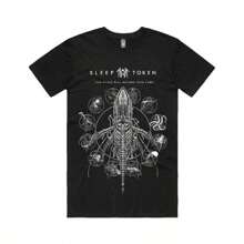 Refreshing SummerS-Sleep Tokens Graphic T-Shirt Unisex Men Women Summer Short Sleeve Fashion Tops Casual Vintage Fashion Oversized Retro TeeBreathable All-Season Round Neck Printed T-Shirt