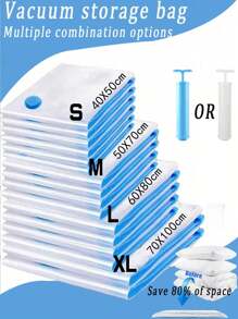 10/6/5/1pc Summer Travel Vacuum Seal Bags, Waterproof Vacuum Storage Bags, Transparent PVC Vacuum Bags, Large Capacity Clothing Organization And Storage Vacuum Bags, Space Saving Storage Solution, Large Capacity Vacuum Storage Bags, Home Clothing Sorting Bags, Storage Bags, Travel Vacuum Storage Bags, Mildew & Dust Proof Vacuum Storage Bags For Bedding, Clothes, Shoes, Underwear