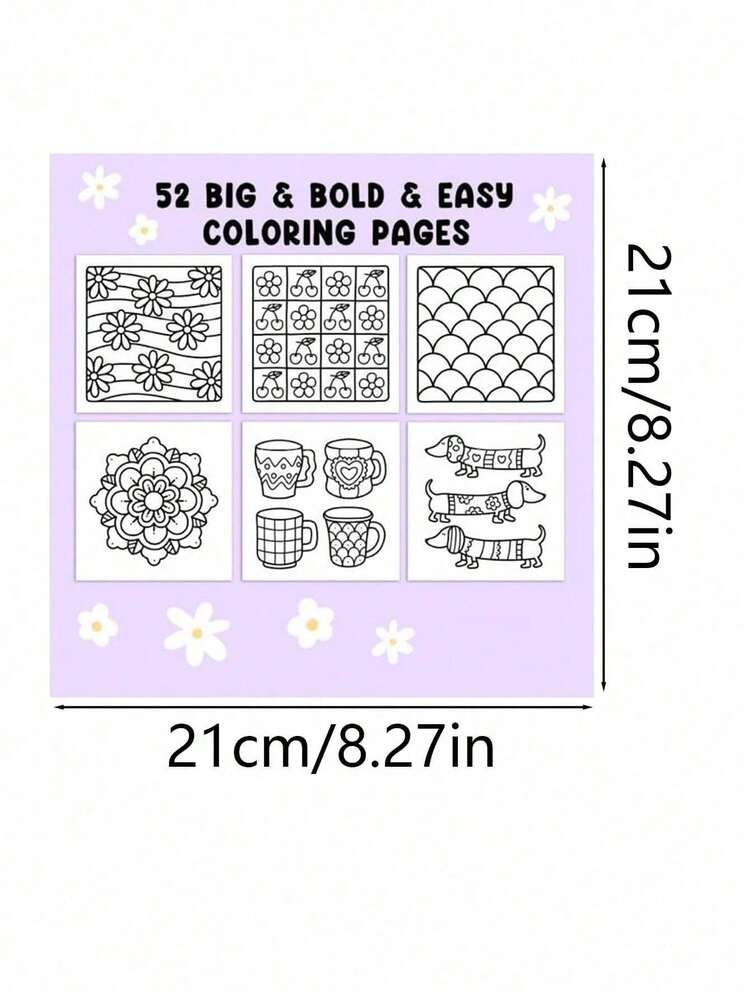 (圣诞礼物)1 件舒适图案：Coco 涂色书，适合成人和青少年，以超级可爱的动物角色为特色，设计简单易懂，适合放松和学校用品，青少年玩具涂色书礼物，为男孩和女孩准备的万圣节。圣诞节。12 色绘画套装（默认不含笔） - 彩色 - 查看 10