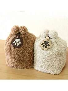 20 Stück Leder Haustier Haar Aufbewahrung Schlüsselanhänger, kreative Haustier Fell Sammel Hängedekoration, süßes Katzen- & Hunde-Haar Accessoire