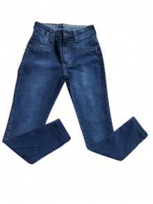 Tween Girls Pants - Dark Wash - View 1