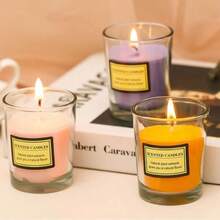 Aromatherapie-Kerzen, romantisches Candlelight-Dinner, Geständnis, Schlafmittel, Schlafzimmer, lang anhaltender Duft, Nische, fortschrittliche romantische kreative Farbornamente, Geburtstagsgeschenk