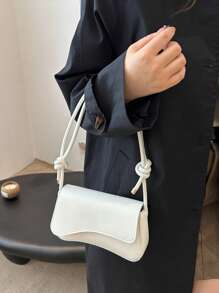 Modische, minimalistische und vielseitige Damen-Sattelhandtasche aus PU-Leder, perfekt für Hochschulabsolventen, Büromitarbeiter, geeignet für Büro, Universität, Arbeit, Geschäft, Pendeln, Outdoor, Reisen, Wandern