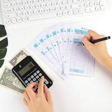 6-Loch Lose-Blatt-Notizbuch Ersatz-Zubehör-Set, Wochenplan, Monatsplan, Haushaltsbuch Ersatz-Innenseiten, Handkonten Innenseiten, A6 Notizbuch Ersatz-Innenteil