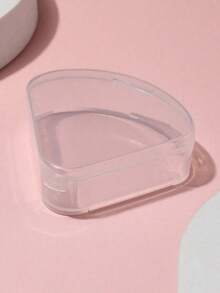 1pc/2pcs/4pcs/10pcs/Set Petal Shape Powder Puff Storage Box, Creative Cosmetic Puff Display Case,For Holiday Beach, Bathroom Collection, Bedroom Collection, Large Capacity