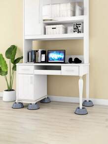 4 Packs Anti-Vibration Pads For Washing Machine, Non-Slip, Noise Reduction, Moisture Resistant, Metal Surface Heightening Support Feet, Suitable For Refrigerator And Dishwasher, Furniture Leg Cushions, Plastic Material