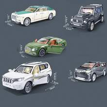 1pc Children's Educational Toys Simulation Kids Car, Multi-Style Diecast Model With Music, Lights, Inertia Function, Opening Doors, Gift For Boys, Home Decor,Back To School - Multicolor - View 10