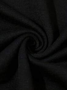 Funny Chemistry Nerd Graphic Tee For Men - Casual Black Polyester T-Shirt With Black Hole Overreacting Design, Crew Neck, Short Sleeves - Machine Washable, All-Season Wear - 黑色 - 查看 2