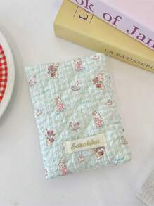 1 件可爱图案印花绗缝女孩旅行护照包、女士护照夹、护照套、文件存储保护套、卡包、钱包、多功能手提包、柔软面料可容纳护照、银行卡、登机牌、身份证、钞票，适用于旅行、度假、节日、送给朋友的生日礼物、伴娘礼物、妈妈礼物、教师礼物、情人节礼物、旅行必需品、邮轮必需品、宿舍必需品 - 彩色 - 查看 22