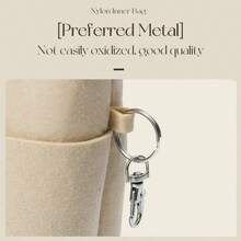 1 件毛毡面料多功能可水洗大容量袋女士化妆包桌面收纳袋洗漱包储物袋返校用品返校必需品 - 酒紅色 - 查看 10