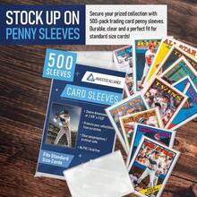 Premium Penny Sleeves For Trading Cards Soft Trading Card Sleeves For Baseball Cards Ultra Clear Plastic Pro Sports Card Sleeve Football MTG Collector Sleeve Standard + Thick Options Available - Clear - View 4