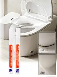 瓷砖填缝笔，浴室地砖缝隙清洁和填缝，防水防霉，瓷砖修补，厨房缝隙防水瓷砖填缝着色剂和密封笔，用于清洁地板和增白剂，不含漂白剂全新外观：无需擦洗瓷砖，使用填缝笔即可为填缝剂上色和重新着色