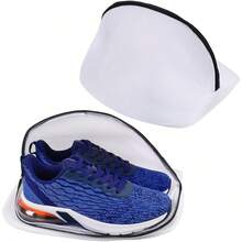 3pcs Shoe Wash Bags, Home Use Anti-Deformation Laundry Mesh Bags For Basketball Shoes, Sneakers, Canvas Shoes And Various Shoes, Sturdy Zipper Closure, Suitable For Laundry Shops, Home, Dorms, Travel Cleaning Protection Bags, 1/3pcs