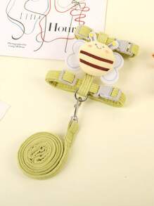 New Cartoon Bee Design Dog/Cat Harness Leash, Pet Supplies