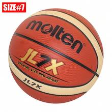 molten 1 pieza Nuevo balón de baloncesto oficial Molten Talla 7 Talla 6 Talla 5 Profesional para competición, diseño resistente al desgaste, alta elasticidad y absorción de humedad, antideslizante de PU para adultos, adolescentes, entrenamiento deportivo, partido y juegos escolares, regalo perfecto para cumpleaños, vuelta al colegio, Halloween y Navidad