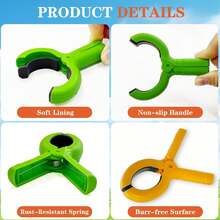 8pcs Extra Large Beach Towel Clips, Suitable For Beach Chairs, Cruise , Colorful Sturdy Clips To Secure Towels, Clothes, Pool, Boats, Etc. - Multicolor - View 3