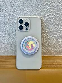 Vintage Floral Magnetic Phone Grip Stand, Multi-Function Expandable Holder Compatible With All Phones - Multicolor - View 13