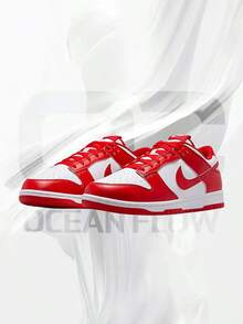 Dunk Low St. Johns (2025)– Men's Lifestyle Sneakers – Shoes For Man -Vintage-Spring & Summer-Inspired Running Shoes, Shock-Absorbing Comfort, Gym To Streetwear Casual Wear-Mother's Day Gifts-Father's Day Gift–HF5441 104 - 白/University Red-White - 查看 2