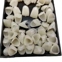 50 件临时牙齿替换套件，牙齿美白贴面，简单方便，适合所有牙齿形状，增强自信和微笑吸引力