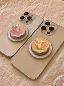 Compatible With IPhone, Android Phone, Gift For Birthday, Family, Friends Phone Holder - Multicolor - View 4