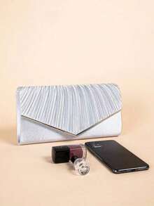 Shiny, Elegant Women's Evening Bag, Clutch, Crossbody Bag, Shoulder Bag Suitable For Weddings, Parties, Back To School, Great Gift