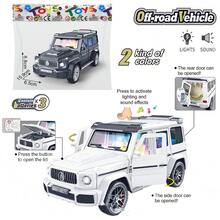 1pc Children's Educational Toys Simulation Kids Car, Multi-Style Diecast Model With Music, Lights, Inertia Function, Opening Doors, Gift For Boys, Home Decor,Back To School - Multicolor - View 7