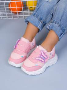 1 Paar Baby Mädchen Mesh Lässig Schuhe, vielseitige Sportschuhe mit niedrigem Schaft für den Herbst