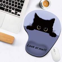 Mouse Pad Wrist Support, Ergonomic Mouse Pad With Wrist Rest, Comfortable Mouse Pad With Smooth Wrist Rest, Suitable For Non Slip Base, Computer, Laptop, Office And Home - Multicolor - View 7