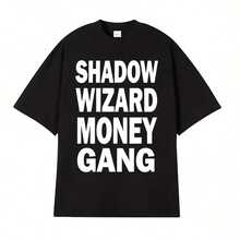 Joeyy Dow Wizard Money Gang Letters Print T Shirts Funny Y2K Meme  Wo's Fashion Casual 100% Cotton T-Shirt Tops220G Classic Pure Cotton T-Shirt - Ultimate Comfort, The Perfect Gift For Parents, , And Family Gatherings For Any Occasiontops For Wo Vintage Clothes Wo Clothes Wo Vintage Wo Tops Mujer Cute Tops Wo Cotton Wo Clog Halloween Camisas Summer Clothes Wo Casual Punk Western Tops Wo Fourth Of July Outfit Kpop Cowboy Outfits For Wo Ry Ropa 100% Cotton Y3k Ing Cute Gothic Wo Clothes Black And White Top Vintage Tops Cloth For Wo White Goth Inawly Retro Clothes For Wo Korean Fashion Wo Camisas Para Mujer,Ssuitable For Summer Wear, Paired With Printed Shirts, Ladies' Tops, And Printed Short-Sleeve Shirts. Women's Clothing - màu đen - Xem 1