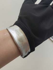 1 双 PU 运动吸汗手套，桑拿吸汗护手，保湿光滑涂层，增强排汗，适合家庭使用 - 銀色 - 查看 4
