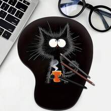 Tấm lót chuột hỗ trợ cổ tay, Tấm lót chuột công thái học có kê tay, Tấm lót chuột thoải mái có kê tay êm ái, Phù hợp với đế chống trượt, Máy tính, Máy tính xách tay, Văn phòng và Gia đình - Nhiều màu - Xem 7