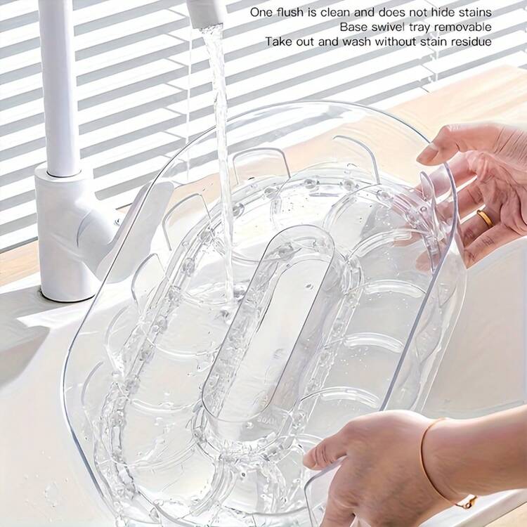 Rotating Storage Rack - Màu trong suốt - Xem 9
