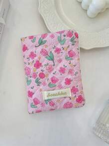 1 件可爱图案印花绗缝女孩旅行护照包、女士护照夹、护照套、文件存储保护套、卡包、钱包、多功能手提包、柔软面料可容纳护照、银行卡、登机牌、身份证、钞票，适用于旅行、度假、节日、送给朋友的生日礼物、伴娘礼物、妈妈礼物、教师礼物、情人节礼物、旅行必需品、邮轮必需品、宿舍必需品 - 彩色 - 查看 15