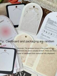 10片手工美甲贴片，全覆盖法式方型中长款，3D手绘花卉图案，亮面，粉白配色，优雅可爱的杏仁形高端简约度假风立体雕刻美甲贴片，可爱火辣少女美甲，适合女性日常及派对佩戴，全覆盖假指甲，按压式美甲贴片，长款美甲用品，手工按压式美甲贴片 - 彩色 - 查看 11