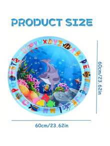 Nuevo Tapete de Agua para Gatos Reforzado 2025, Cama de Agua para Gatos, Diseño Anti-Arañazos, Tapete de Agua para Mascotas con Patrón de Peces, Refrescante y Cómodo, Duradero y a Prueba de Fugas, Adecuado para Gatitos y Cachorros